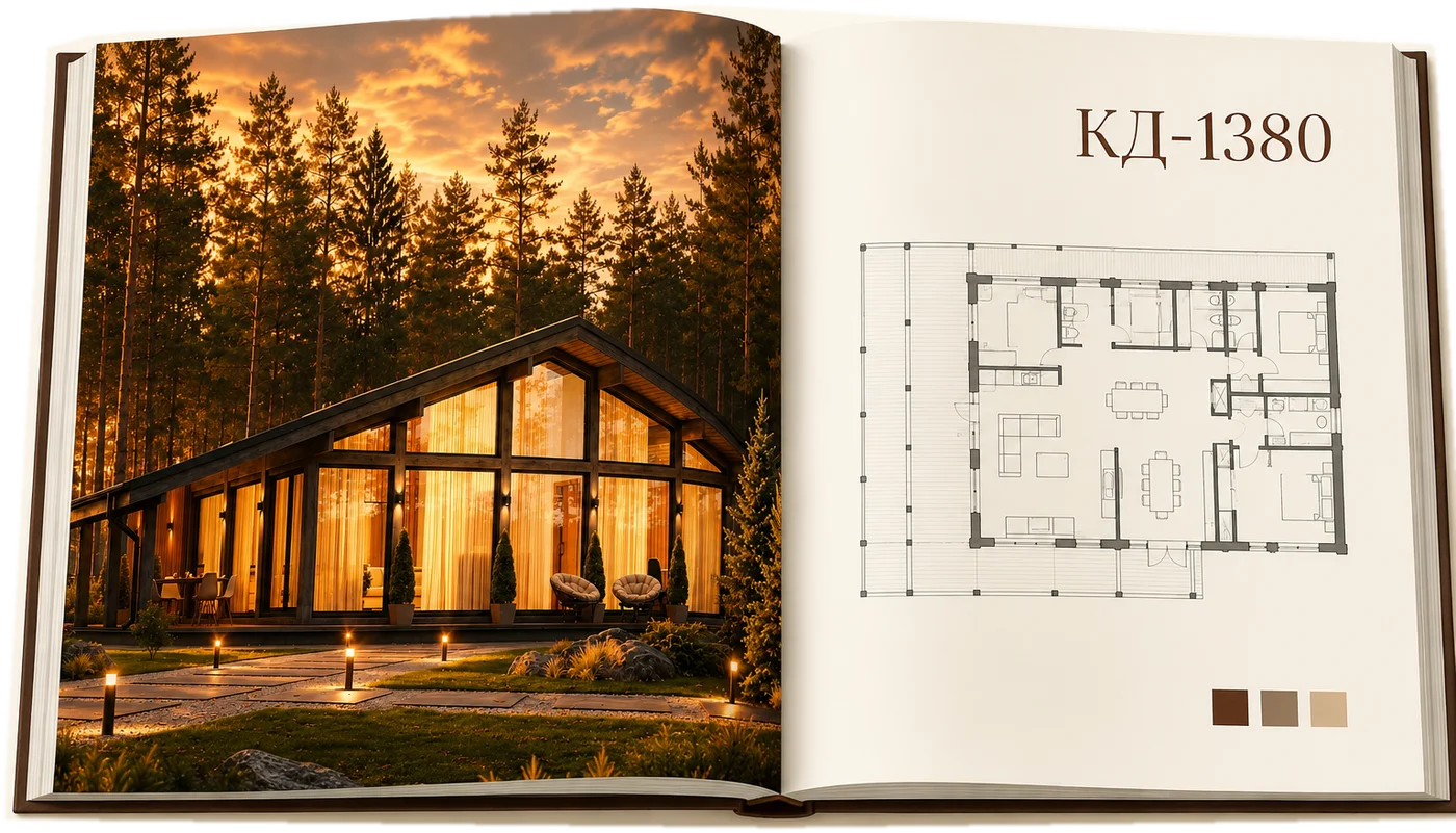Каталог проектов каркасных домов Сканди ЭкоДом