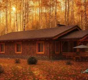 1 этажный каркасный дом с парковочным местом КД-390 фото 1