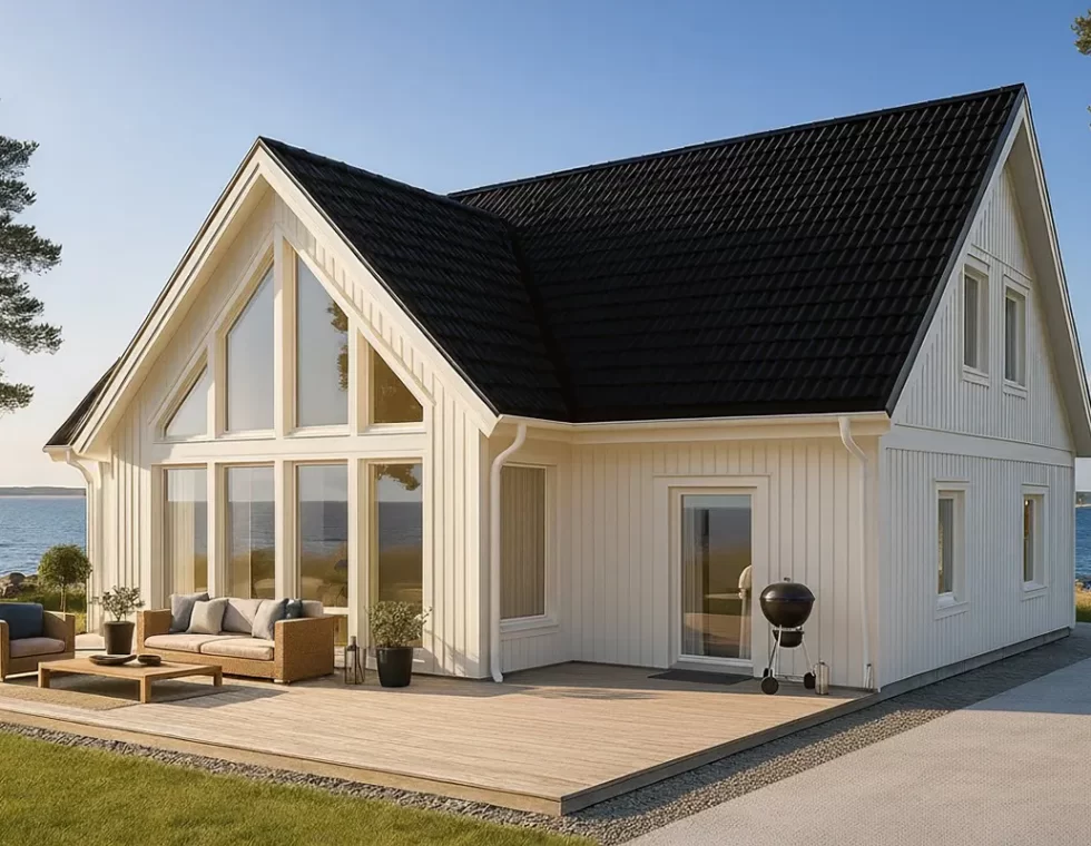 2-х этажный каркасный дом с котельной КД-530 фото