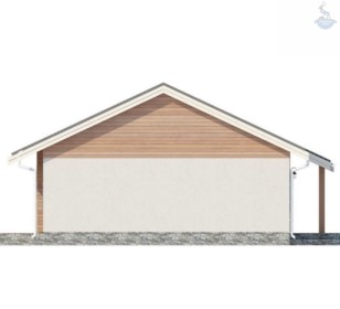 КД-150: одноэтажный дом с котельной и террасой
