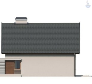 КД-210: двухэтажный каркасный дом с мансардой