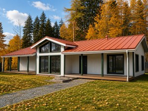 Построенный каркасный дом КД-ИП в г. Всеволожск