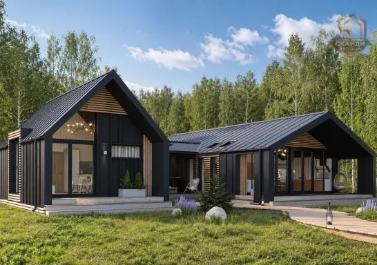 Проект каркасного дома КД-1060, 14.5 × 17.7 м, 165 м²