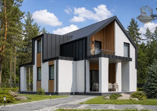 Проект каркасного дома КД-1080, 11.85 × 10 м, 156 м²
