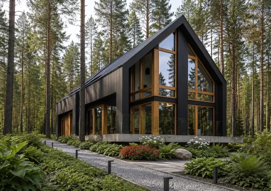 Проект каркасного дома КД-490, 10 × 18 м, 324 м²