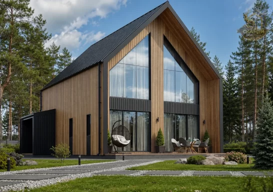 Проект каркасного дома КД-990, 9,5 × 11 м, 161 м²