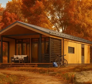 Одноэтажный каркасный дом с открытой верандой и сауной КД-860 фото 1