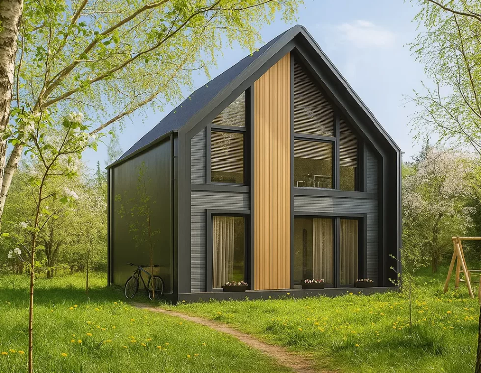 Каркасный дом в стиле барнхаус КД-320 фото 2