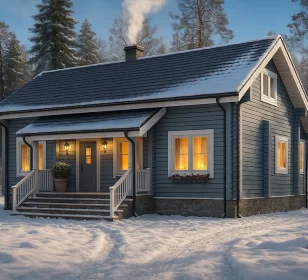 Двухэтажный каркасный дом КД-230 фото 1