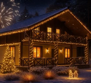 Двухэтажный каркасный дом с балконом и двумя террасами КД-270 фото 2