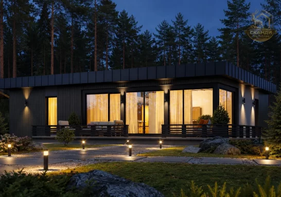Проект каркасного дома КД-1290, 13,5 × 9 м, 149 м²