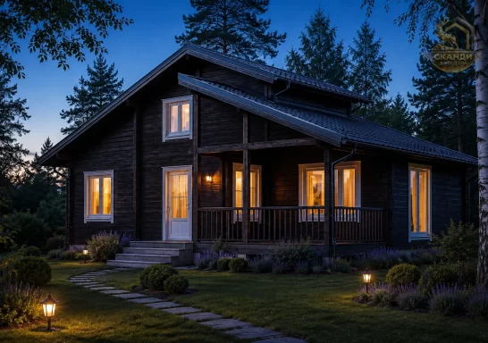 Проект каркасного дома КД-100, 10 × 13 м, 129 м²