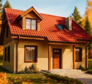 Каркасный дом с мансардой КД-260 фото 2