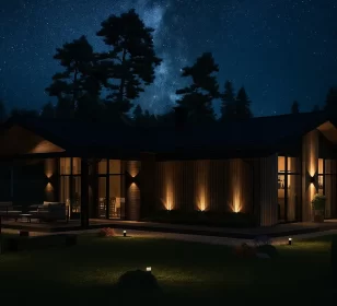 Каркасный дом с высокими потолками КД-930 фото 3