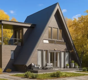 Каркасный дом-шалаш КД-880 фото 2