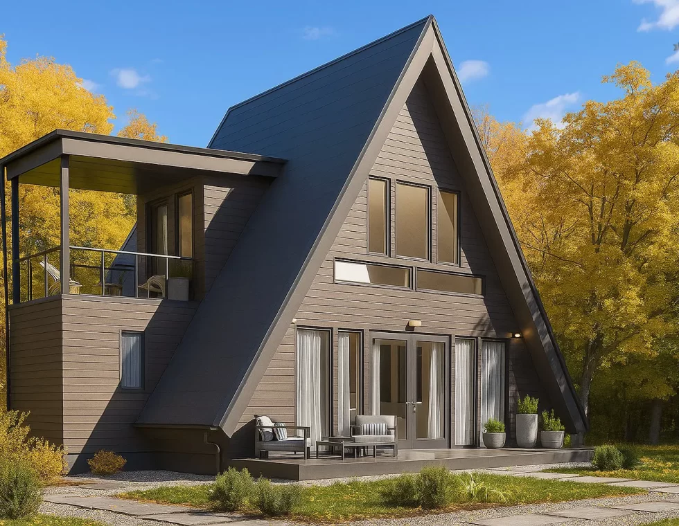 Каркасный дом-шалаш КД-880 фото 2