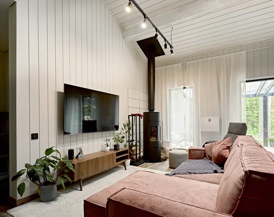 дом КД-1210 интерьер (кухня гостиная)