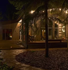 экстерьер углового барнхауса КД-520 в СНТ «Гармония»