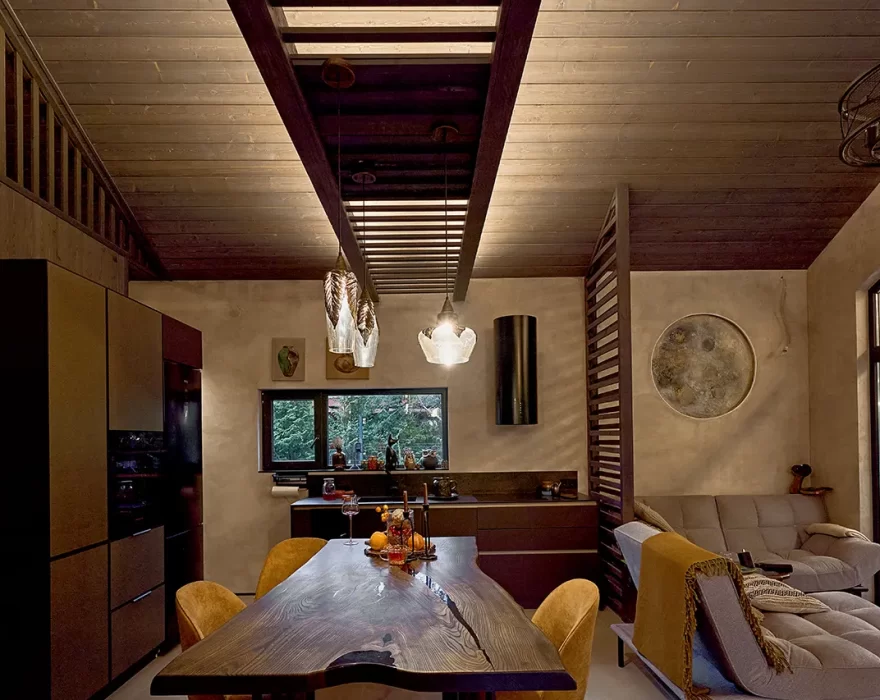 интерьер барнхауса КД-520 в СНТ «Гармония»