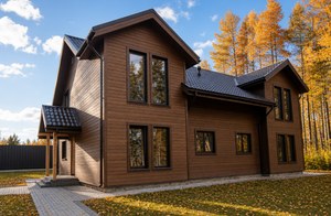 Построенный каркасный дом КД-ИП в КП «ЭКО Токово-2»