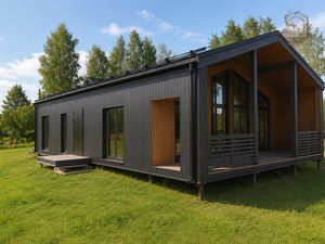 Построенный каркасный дом КД-ИП в «Пенки»