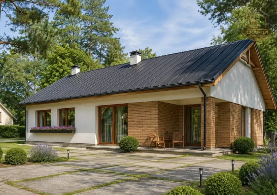 Проект каркасного дома КД-410, 10 × 14 м, 140,00 м²