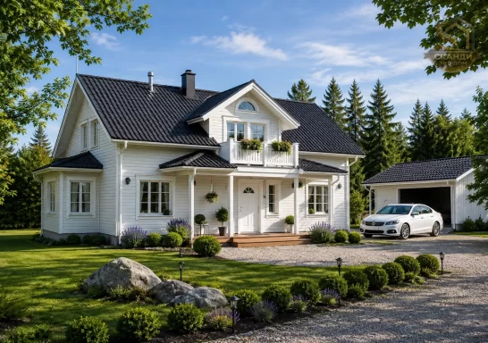 Проект каркасного дома КД-470, 8 × 13 м, 192,00 м²