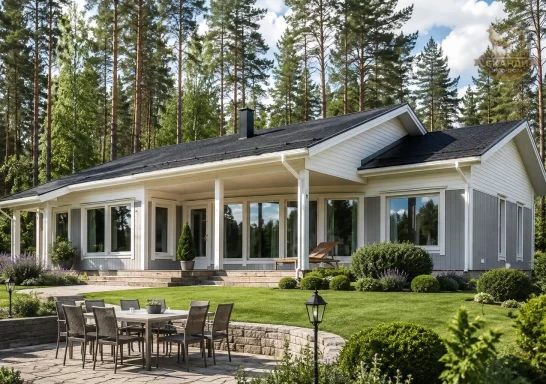 Проект каркасного дома КД-510, 10 × 14 м, 135,00 м²