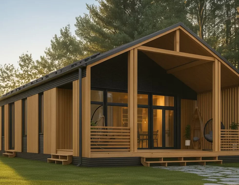 Одноэтажный барнхаус с террасой и высокими потолками КД-670 фото 3