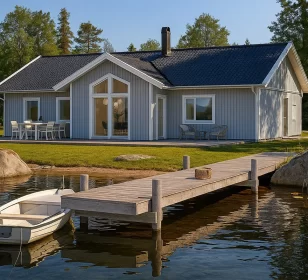 Одноэтажный каркасный дом с двумя входами КД-590 фото 2