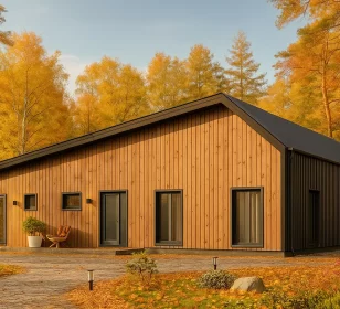 Одноэтажный каркасный барнхаус КД-520 фото 2