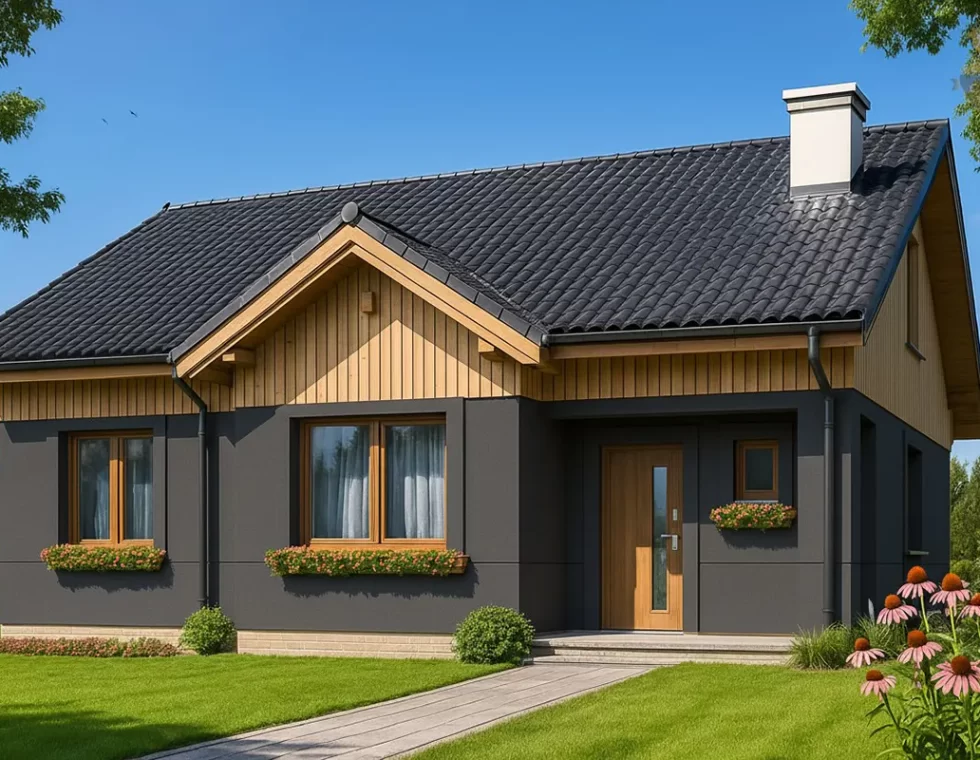 Одноэтажный каркасный дом КД-430 фото 1