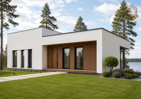 Проект каркасного дома КД-640, 11 × 15 м, 172,00 м²