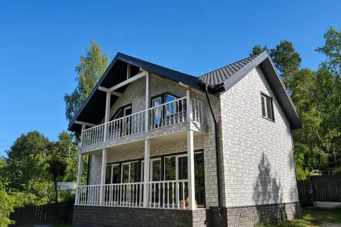 Построенный каркасный дом КД-ИП в «Орехово», 129 м²