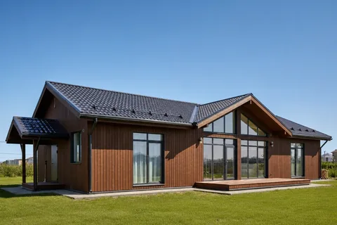 Построенный каркасный дом КД-1200 в «Федоровское», 145 м²