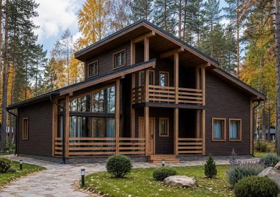 Проект каркасного дома КД-940, 9 × 12,5 м, 147,00 м²