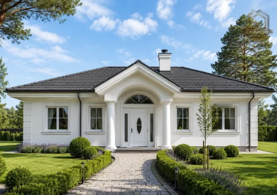 Проект каркасного дома КД-420, 13 × 14 м, 133,00 м²